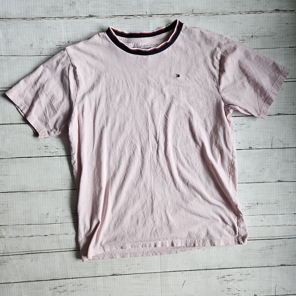 Tommy Hilfiger Light Pink Tee Size Youth XL